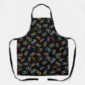 Akzeptanz der Autistischen Stolz Neurovielfalt Schürze (Vorderseite)