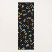 Akzeptanz der Autistischen Stolz Neurovielfalt Yogamatte (Rückseite)