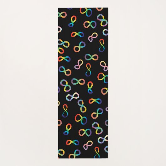 Akzeptanz der Autistischen Stolz Neurovielfalt Yogamatte (Rückseite)