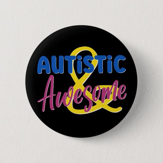 Akzeptanz der Autistischen und Phantastischen Neur Button (Vorderseite)