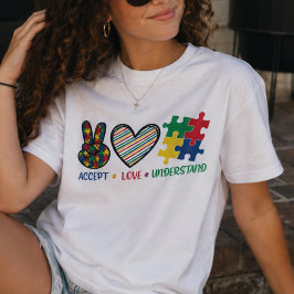 Akzeptanz der Liebe, Bewusstsein für Autismus T-Shirt