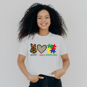 Akzeptanz der Liebe, Bewusstsein für Autismus T-Shirt