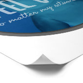 Akzeptanz positiver Bejahungen Poster (Ecke)