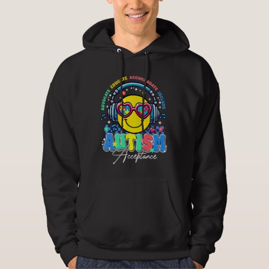 Akzeptanz von Autismus (2 Hoodie (Vorderseite)