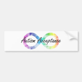 Akzeptanz von Autismus Autoaufkleber
