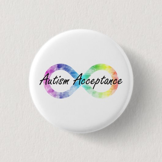 Akzeptanz von Autismus Button (Vorderseite)