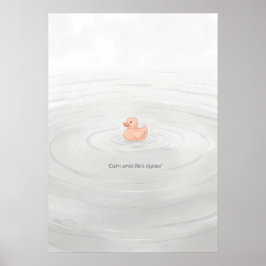 Akzeptanz von Autismus - Ruhe inmitten von Lebensw Poster
