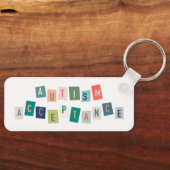 Akzeptanz von Autismus Schlüsselanhänger (Vorderseite)