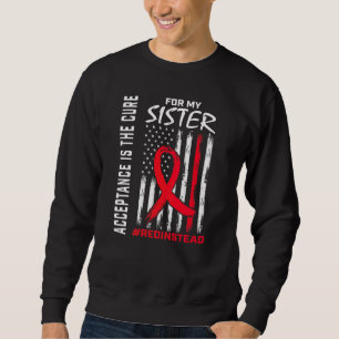 Akzeptanzreduktion statt Rot tragen Autismus Sist Sweatshirt