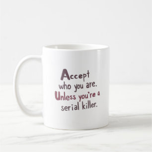 Akzeptiere dich selbst kaffeetasse