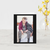 Akzeptiere, Lass hin und habe Glauben Karte (Gelbe Blume)