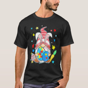 Akzeptiere Verstehe Liebe Gnom Autismusbewusstsein T-Shirt