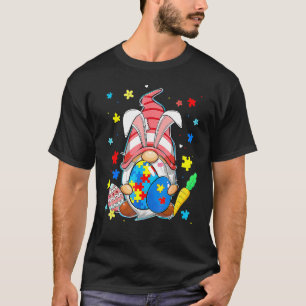 Akzeptiere Verstehe Liebe Gnom Autismusbewusstsein T-Shirt