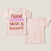 Akzeptieren, dass der Islam uns sagt Muslic ist Sa (Design Vorderseite & Rückseite)