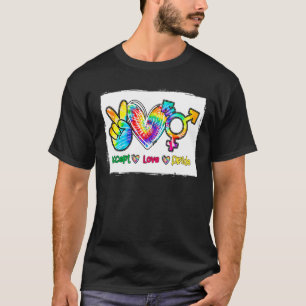 Akzeptieren der Liebe Pride Transgender Gefärbte K T-Shirt