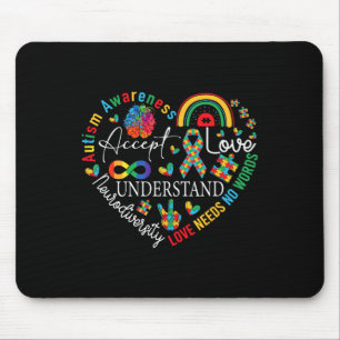 Akzeptieren der Liebe Verständnis der Liebe der Au Mousepad