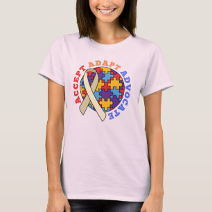 Akzeptieren Sie Advocate Autismus Awareness World T-Shirt