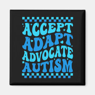 Akzeptieren Sie Advocate Autismus Bewusstseinsmona Magnet