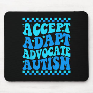 Akzeptieren Sie Advocate Autismus Bewusstseinsmona Mousepad