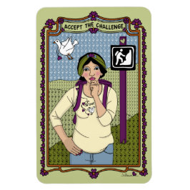 Akzeptieren Sie das Challenge_A_4x6 Kühlschrank Ma Magnet