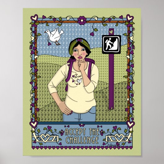 Akzeptieren Sie das Challenge_A_8x10-Poster Poster (Vorne)