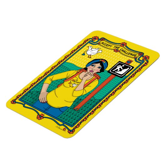 Akzeptieren Sie das Challenge_B_4x6 Kühlschrank Ma Magnet (Linke Seite)