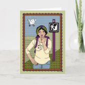 Akzeptieren Sie die Challenge_A_Greeting-Karte Karte (Vorderseite)