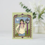 Akzeptieren Sie die Challenge_A_-Postkarte Postkarte (Stehend Vorderseite)