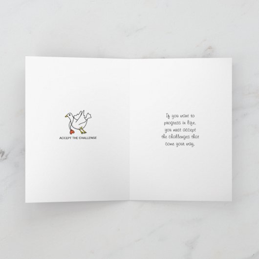 Akzeptieren Sie die Challenge B_Greeting-Karte Karte (Innenseite)