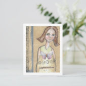 Akzeptieren Sie die Herausforderung Postkarte (Stehend Vorderseite)