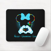Akzeptieren Sie Liebe Autismus Bewusstsein - Maus  Mousepad (Mit Mouse)