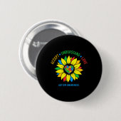 Akzeptieren Sie Liebe Autismus Bewusstsein Sonnenb Button (Vorne & Hinten)