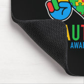 Akzeptieren Sie Liebe Autismus Bewusstsein Sonnenb Mousepad (Ecke)