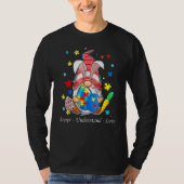 Akzeptieren Sie Liebe Gnome Autismus Bewusstsein O T-Shirt (Vorderseite)