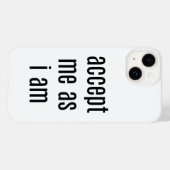 Akzeptieren Sie mich als iPhone-Fall Case-Mate iPhone Hülle (Rückseite (Horizontal))