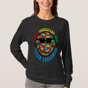 Akzeptieren Verstehen Liebe Autismus-Bewusstsein G T-Shirt
