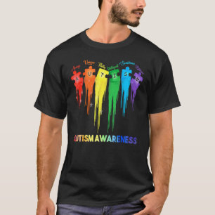 Akzeptieren Verstehen Liebe Autismus-Bewusstsein I T-Shirt