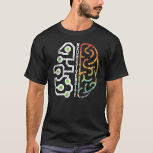 Akzeptiert Neurodiversität Gehirn Autismus-Bewusst T-Shirt