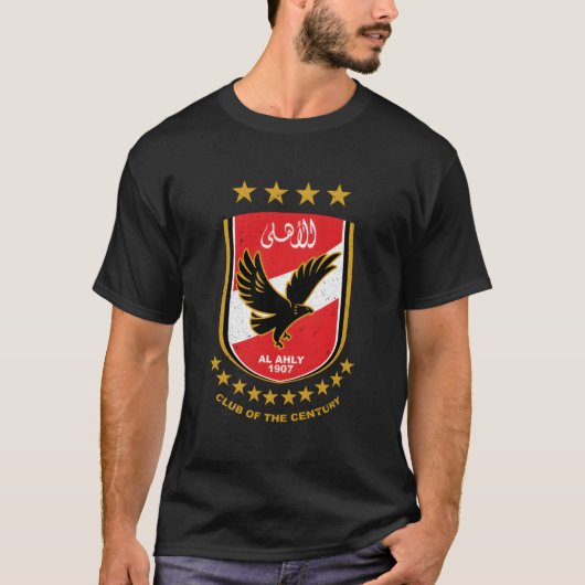 Al Ahly Club Unterstützer Fan Ägypten T-Shirt (Vorderseite)