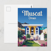 Al Alam Palast Oman Postkarte (Vorne/Hinten)