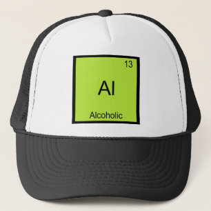 Al - Alkohol Chemisches Element Symbol Lustig Truckerkappe