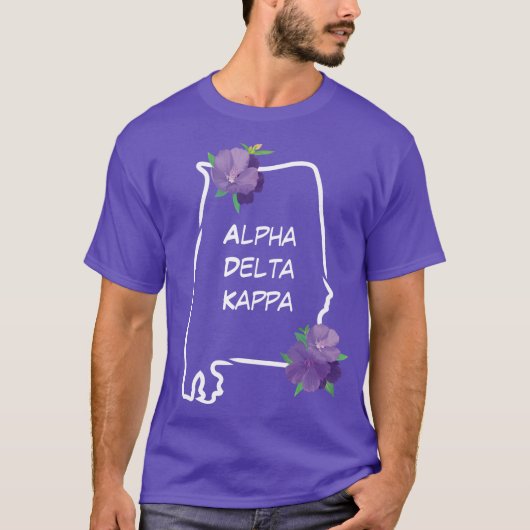 AL Alpha Delta Kappa Tshirt personalisiert zurück (Vorderseite)
