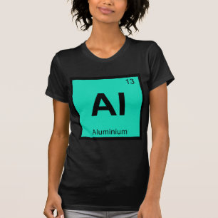Al - Aluminium Chemie Periodisches Tabellensymbol T-Shirt