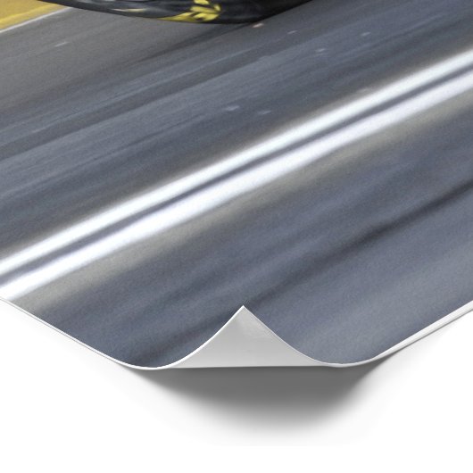 Al-Anabi Top Fuel Silver Team Print Poster (Ecke)