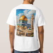 Al-Aqsa Majesty T-Shirt" T - Shirt (Rückseite)