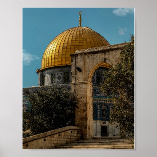 Al-Aqsa-Moschee Jerusalem Poster (Vorne)