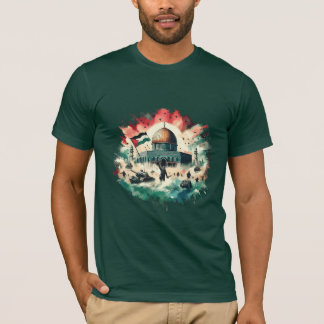 Al-Aqsa-Moschee, Rett Gaza - Vector T - Shirt Desi