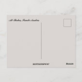 Al Baha Saudi-Arabien Postkarte (Rückseite)