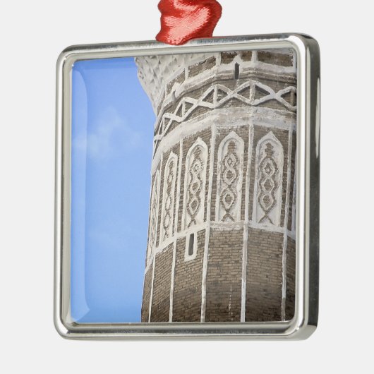 Al Bakiriya Moschee in Old Sana'a, Jemen Ornament Aus Metall (Links)