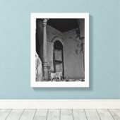 Al Balad Cat Leinwanddruck (Insitu (Holzboden))